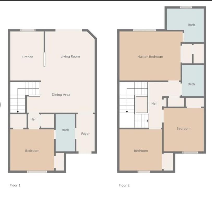 Cozy Stylish Townhome Davenport Eksteriør billede